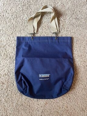 Royal Caribbean Brilliance of the Seas Navy Canvas Tote with Cream Straps